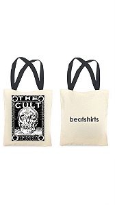 Ecobag com alça preta - 100% algodão - 30cmx40cm - THE CULT