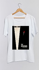 Camiseta THE GODFATHER - 100% algodão corte a fio branca