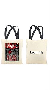 Ecobag com alça preta - 100% algodão - 30cmx40cm - PARAMORE
