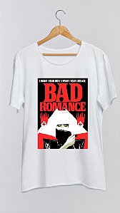 Camiseta LADY GAGA - 100% algodão corte a fio branca