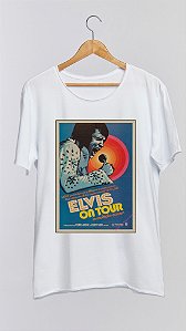 Camiseta ELVIS I - 100% algodão corte a fio branca
