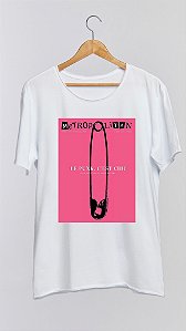 Camiseta LE PUNK - 100% algodão corte a fio branca
