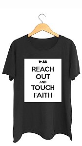 Camiseta PERSONAL JESUS - 100% algodão corte a fio preta