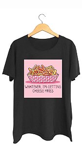 Camiseta MEAN GIRLS - 100% algodão corte a fio preta