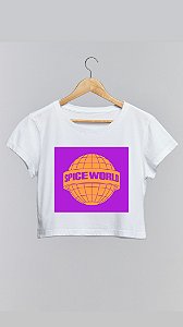 Cropped SPICE GIRLS - 100% algodão branco