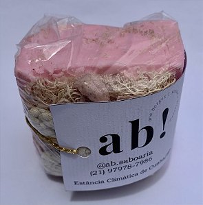 Sabonete com Bucha Vegetal