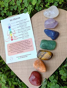 Kit Chakras Pedras Roladas P – Equilíbrio Energético, Harmonia e Conexão Interior