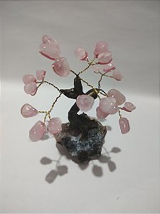 Árvore de Quartzo Rosa P - Amor