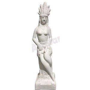 Cabocla Jupira / Jarina 24cm Gesso Cru