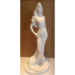 Cigana do Ouro 36cm Gesso Cru