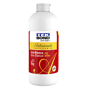 Cola Branca Tek Bond 1kg Pva Artesanato