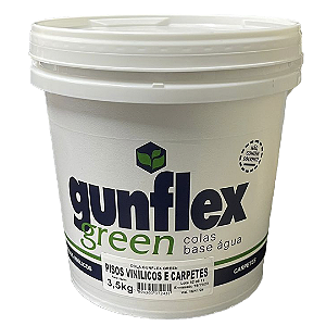 COLA PARA PISO VINILICO BASE ÁGUA 3.500KG GUNFLEX UNA