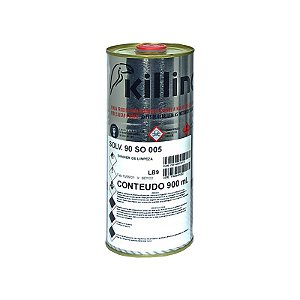 Solvente 90SO005 Killing Kisafix 900ml para Limpeza e Diluição