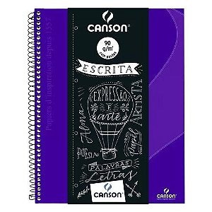 Caderno Expressão e Arte CANSON Escrita ROXO - 90g/m²