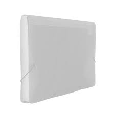 PASTA SANFONA A4 12 DIVISOES CRISTAL LINE POLIBRAS
