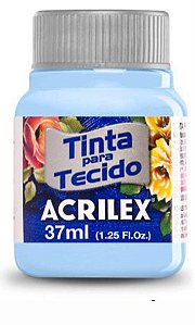 TINTA TECIDO ACRILEX 37ML - 811 AZUL BEBE