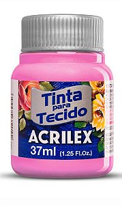 TINTA TECIDO ACRILEX 37ML - 537 ROSA
