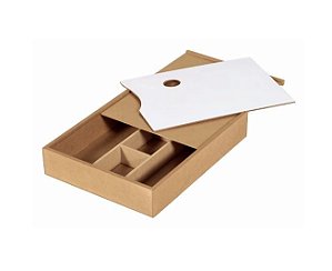ESTOJO DA VINCI 38X27X9 MAD. MDF NATURAL SOUZA