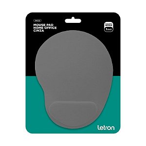 MOUSE PAD HOME OFFICE ERGONOMICO CINZA