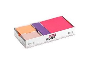BLOCO SMART NOTES CX PRESENTE  S2 80FLS 4 BLOCOS