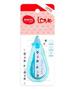 FITAS DECORATIVA LOVE ESTRELA (5MMX5M) MOLIN