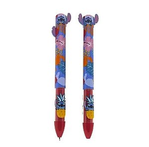 CANETA BICOLOR RETRATIL STITCH 1,0MM MOLIN