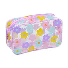 NECESSAIRE TRANSPARENTE LOVE DAISY MOLIN