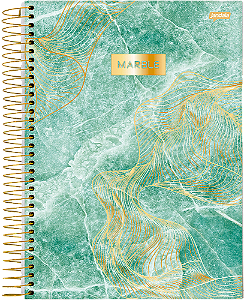 CADERNO UNIVERSITARIO 10X1 160FLS MARBLE  JANDAIA