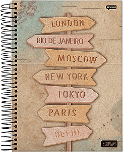 CADERNO ESP. UNIVERSITARIO 80FLS 1 MATERIA ECO WAY  JANDAIA
