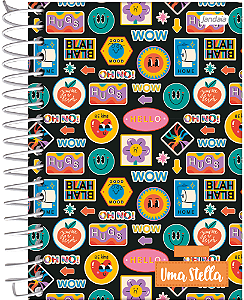 CADERNO ESP UNIVERSITÁRIO 12 MATÉRIAS 192FLS STELLA  JANDAIA