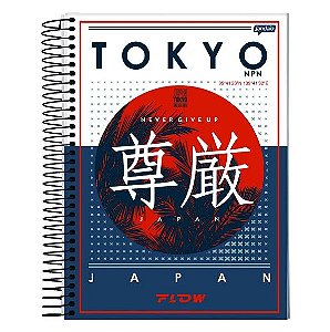 CADERNO UNIV 12 MATÉRIAS 192FLS FLOW  JANDAIA