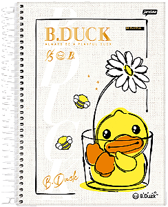 CADERNO ESP. UNIVERSITÁRIO 10 MATÉRIAS 160FLS  B-DUCK JANDAIA