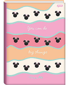 CADERNO BROCHURA 1/4 80FLS MINNIE ARTS  JANDAIA
