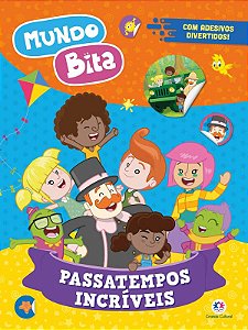 LIVRO DE ADESIVOS E PASSATEMPOS INCRÍVEIS MUNDO BITA