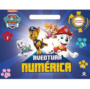 LIVRO BLOCAO PARA COLORIR AVENTURA NUMÉRICA PATRULHA CANINA 48F