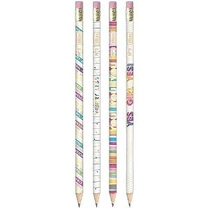 LAPIS DE ESCREVER REDONDO C/BORRACHA N2 BE NICE TILIBRA