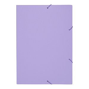 PASTA ABA OFICIO  LILAS PASTEL POLIBRAS