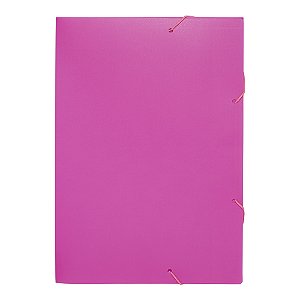 PASTA OFICIO 18MM ROSA NEON POLIBRAS
