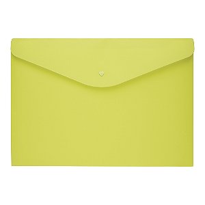 PASTA ENVELOPE A4 AMARELO NEON POLIBRAS