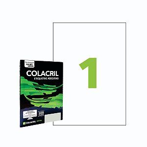 ETIQUETA COLACRIL A4 CA4367 1E C/100F