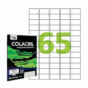 ETIQUETA COLACRIL CA4351 65E C/100F