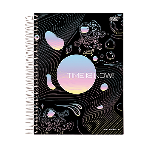CADERNO UNIVERSITARIO 10M 160FLS HOLOGRAFICA JANDAIA