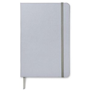 CADERNO COSTURADO C/PAUTA A5 CINZA 96FLS