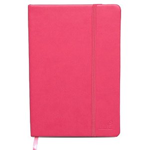 CADERNO COSTURADO C/PAUTA A5 ROSA 96FLS