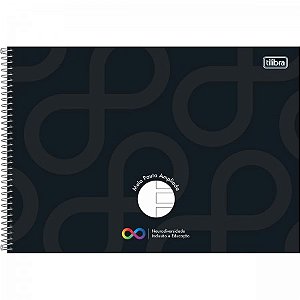 CADERNO ESPIRAL MEIA PAUTA NEURO 40F TILIBRA