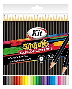 LAPIS DE COR 24 CORES SMOOTH KIT