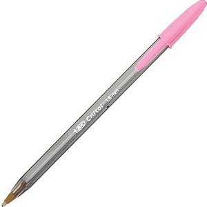 CANETA ESFEROGRAFICA CRISTAL BOLD FASHION ROSA 1.6mm BIC