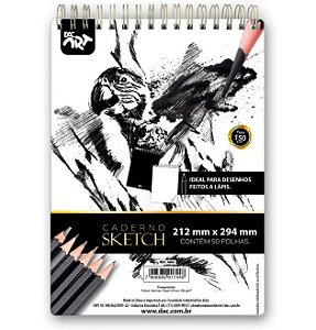 CADERNO ARTISTICO SCKETBOOK 150G DAC