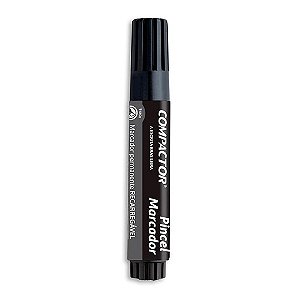 Marcador Permanente Preto Compactor
