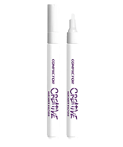 Marcador Multiuso Acrílico Creative 4mm Branco Compactor